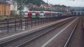 Odstavené tramvaje typu Flexity Link od Bombardieru ve vozovně na nádraží Brebach	2.7.2012	 © Jan Přikryl