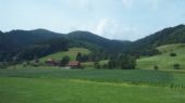 Typická zemědělská krajina podhůří Schwarzwaldu mezi stanicemi Hausach a Gutach	4.7.2012	 © Jan Přikryl