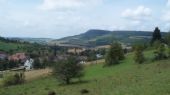 Wutachtalbahn: celkový pohled na vesnici Epfenhofen a velkolepý viadukt nad ní	4.7.2012	 © Jan Přikryl