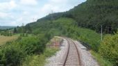 Wutachtalbahn: průjezd obloukem mezi Besenbach-Viaduktem a Epfenhofer-Viaduktem	4.7.2012	 © Jan Přikryl