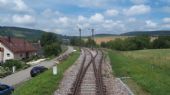 Wutachtalbahn: mechanická návěstidla na weizenském zhlaví stanice Fützen	4.7.2012	 © Jan Přikryl