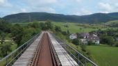 Wutachtalbahn: mostovka 153 metrů dlouhého viaduktu Talübergang Fützen mezi stanicemi Fützen a Grimmelshofen	4.7.2012	 © Jan Přikryl