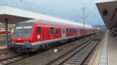 Basel: klasická souprava modernizovaných ''Silberlingů'' přijela z Freiburgu na bádenské nádraží	4.7.2012	 © Jan Přikryl