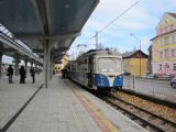 03.11.2012 - Trenčianska Teplá: dvojice električek 411 901-2 a 411 903-8 před první jízdou © Karel Furiš