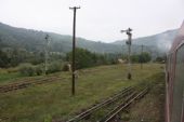 08.09.2012 - Valea Viseului, nalevo je vidět širokorozchodné zhlaví © Ing. Martin Řezáč