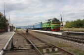 08.09.2012 - Solotvino, dálkový vlak do Lvova © Ing. Martin Řezáč