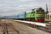 08.09.2012 - Solotvino, dálkový vlak do Lvova © Ing. Martin Řezáč