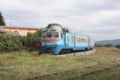 08.09.2012 - Solotvino, příjezd příměstského vlaku z Baťova © Ing. Martin Řezáč