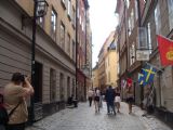 28.07.2011 - Stockholm: Historická časť Štokholmu Gamlastan plná obchodíkov so suvenírmi © Martin Kóňa