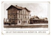 1892 - žst. Krásno nad Bečvou; sbírka Stanislav Plachý