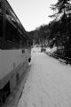 7.12.2012 – zastávka Remata: búdka čakárne uprostred hôr © Dávid Šajgalík