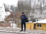 19.01.2013 - Vamberk: Zbyněk si vyfotil příchod k nádraží z ulice Dvořákovy © Karel Furiš