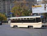 20.09.2012 - Moskva: tramvaj typu KTM 19, nejčastější typ tramvaje v Moskvě, tvořící téměř polovinu vypravení © Lukáš Uhlíř