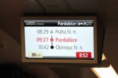 09.02.2013 - úsek Praha hl.n. - Pardubice hl.n.: rychlost vlaku opět klesá © PhDr. Zbyněk Zlinský