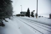 Dedinky. Na rýchlik nečaká žiaden cestujúci, 19.2. 2013, Dedinky, © O. Krajňák