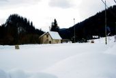 Zasnežená stanica, 20.3. 2013, Dobšinská Ľadová Jaskyňa, © O. Krajňák