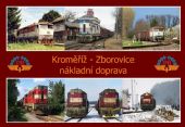 Pamětní pohlednice vydaná k akci 130 let železnic na Kroměřížsku; archiv Stanislav Plachý