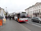 Salzburg, trolejbus typu GE 112 M 16 na Mirabellplatz, 11.4.2013 © Jiří Mazal