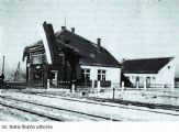 Stanica Dolná Štubňa odbočka.   Reprodukcia z knihy.   © Ondrej Krajňák