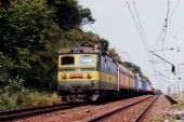 183 034-6 s nákladným vlakom., Výhybňa Slančík, 22.07.2003, © Ondrej Krajňák