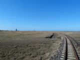 Wangerooge, pohled na mládežnickou ubytovnu a Malý maják, 20.4.2013 ©Jiří Mazal