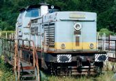 T 444.1503 v Kovostroji Dobšiná. Pôvodne rušeň VSŽ, 18.08.2004,  Dobšiná, ©  Ondrej Krajňák