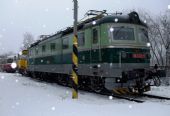 183 021-5 v depe, 21.12.2007,  Haniska pri Košiciach - ŠRT,  ©  Ondrej Krajňák