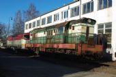 771 021-3 v depe, 03.03.2012,  Haniska pri Košiciach - ŠRT,  ©  Ondrej Krajňák