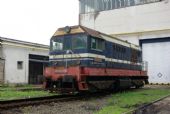 721 099-0 v depe, 20.07.2012,  Haniska pri Košiciach - ŠRT,  ©  Ondrej Krajňák