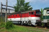 750 221-4 v depe, 29.05.2013,  Haniska pri Košiciach - ŠRT,  ©  Ondrej Krajňák