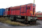 T 488.0733 na vlečke Interport, 16.12.2009,  Haniska pri Košiciach - ŠRT,  ©  Ondrej Krajňák