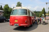 06.07.2013 - Kořenov: historický autobus Škoda RTO 706 MTZ a.s. BusLine před nádražím © PhDr. Zbyněk Zlinský