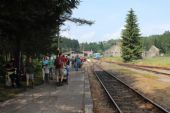 06.07.2013 - Kořenov: 840.001-2 přijíždí jako 14 minut opožděný Os 16215 Liberec - Harrachov © PhDr. Zbyněk Zlinský