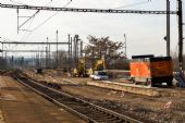 20.03.2013 - Praha-Holešovice: Rekonstrukce třetího nástupiště a traťových kolejí  © Jiří Řechka
