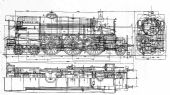 Typový výkres lokomotivy kkStB 310; sbírka: Pavel Stejskal