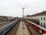 Győr, pohled na nádraží z mostu, 3.7.2013 ©Jiří Mazal