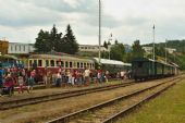 13.07.2013 - Stanice Vimperk: Souprava vlaku bez lokomotiv © Jiří Řechka