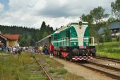 13.07.2013 - Stanice Kubova Huť: Oslavy 120 let tratě Strakonice - Vimperk © Jiří Řechka