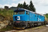 13.07.2013 - Stanice Vimperk: 749.018, snad jediná této řady v barvách ČD Cargo © Jiří Řechka