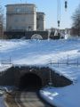 24.02.2013 – Dubna-70-tisícové mesto - predelené riekou Volgou na dve časti. Ale len týmto jedným úbohým tunelom sa môžu autá i chodci dostať z jednej strany na druhú © Dušan Štefánik