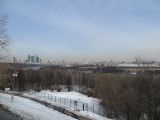 12.04.2013 – Výhľad z Vrabčích hôr na Moskvu a olympijský štadión © Dušan Štefánik