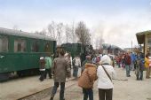 12/2008 - Nová Bystřice: příjezd vlaku © Mixmouses