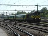 18.08.2013 - Lokomotiva GYSEV 448 309 přistavuje soupravu ve stanici Sopron © Marek Topič