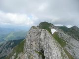 Rofan: pohled ze Spieljochu na opačnou stranu, uprostřed Seekarspitze © Tomáš Kraus, 6.7.2013