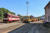 07.09.2013 - PJ Trutnov: 854.004-9 a MUV 77.001, MUV 69.2-1106/KSF 70.2-151, SVP 74-086 a MPV 22.2-08 v odpoledním světle © PhDr. Zbyněk Zlinský