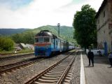 9.5.2013 - Rachov, odstavená souprava vlaku z/do Kolomie © Ing. Marek Vojáček