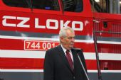 12.09.2013 - CZ LOKO Česká Třebová: hovoří prezident ČR Miloš Zeman © PhDr. Zbyněk Zlinský