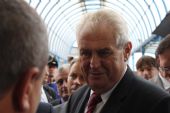 12.09.2013 - CZ LOKO Česká Třebová: Miloš Zeman se loučí © PhDr. Zbyněk Zlinský