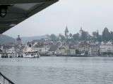 Luzern: o pár minút zakotvíme- prístav je na okraji centra blízko stanice, 27.8.2013, © Juraj Földes