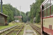 20.08.2013 - Stanice Dubí: Pravá trať na Moldavu, levá trať do Mostu © Jiří Řechka